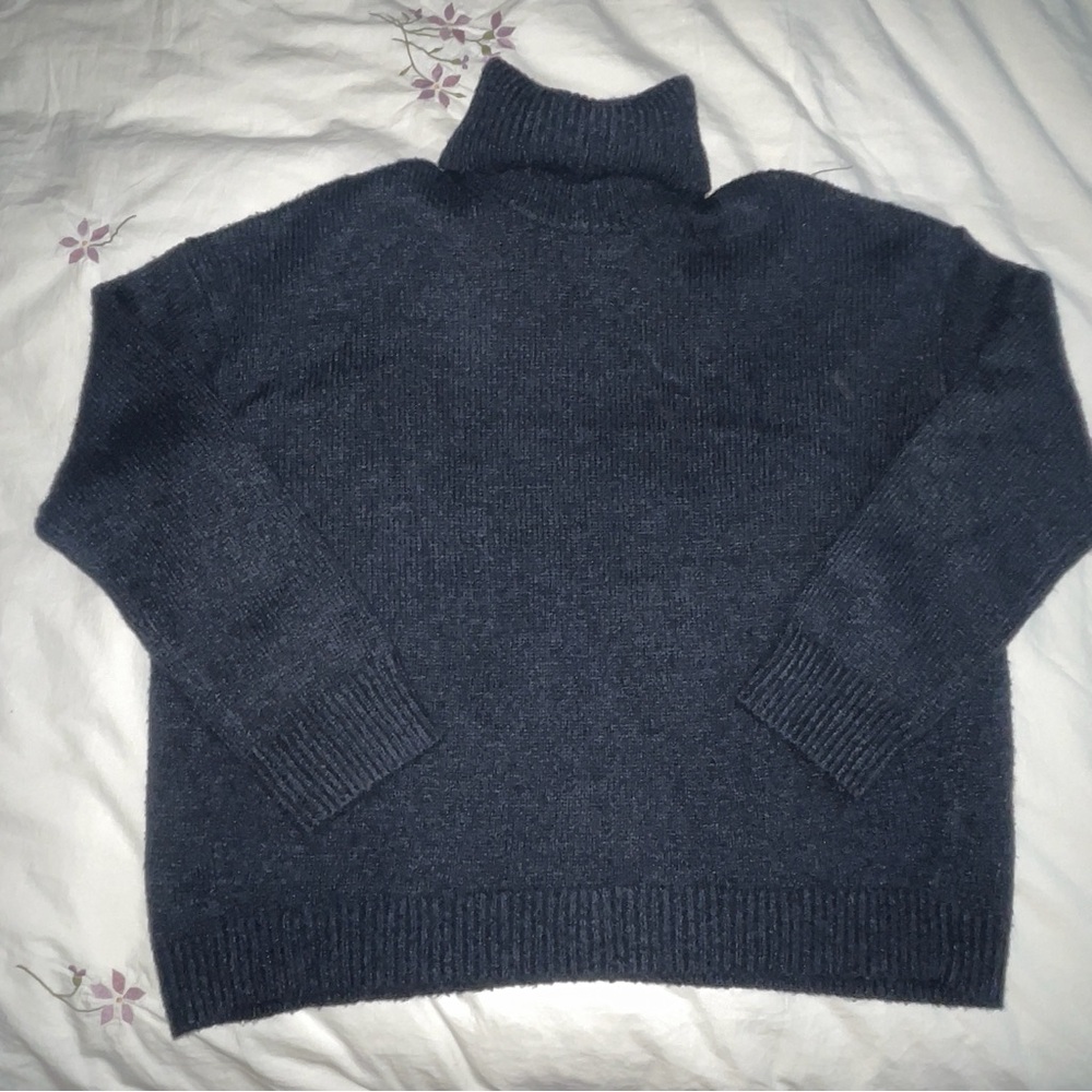 Vince Navy Turtleneck Sweater